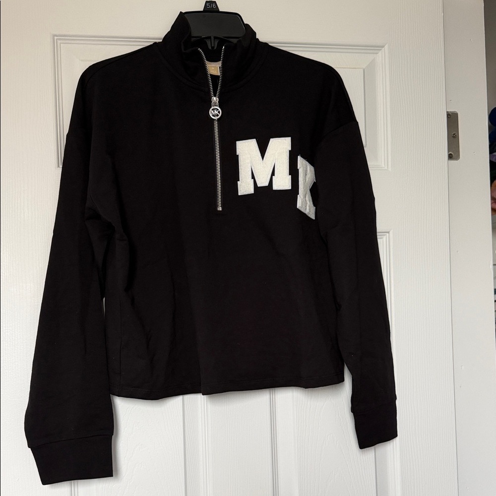 Michael Kors Black Pullover with Tan Label